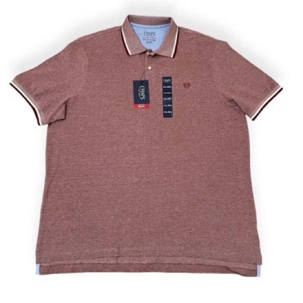 Chaps Red Polo Shirt Classic Style